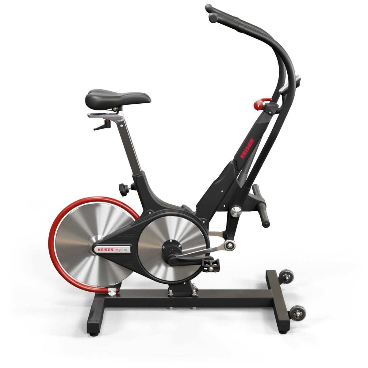 Keiser M3i Total Body Trainer, right side view showing moving upper-body arms