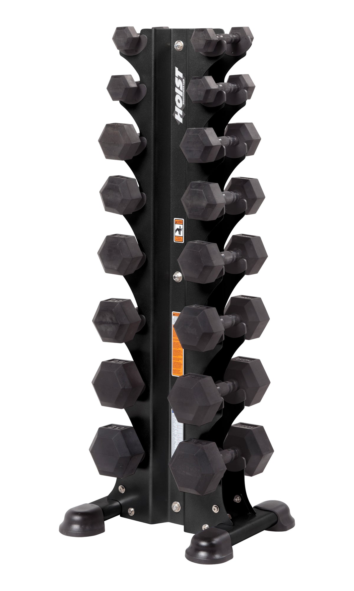 8 Pair Vertical Hex Dumbbell Rack (Dumbbells Not Included)