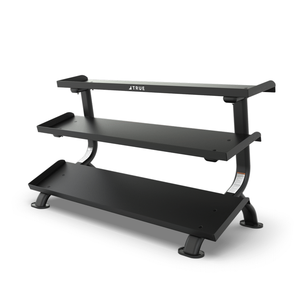 SF1075 3-TIER FLAT TRAY DUMBBELL RACK (5-75 LB)