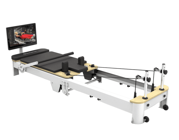 Echelon Meridian Pilates Reformer with 22-inch touchscreen
