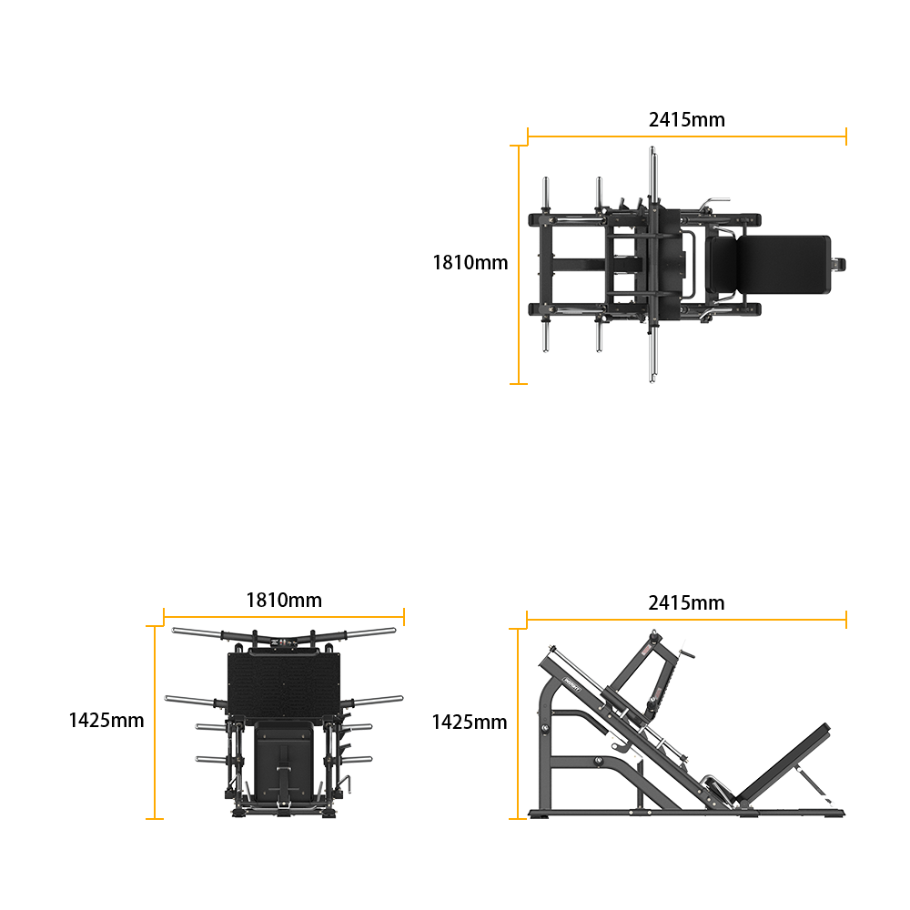 VO3 ONYX Series Linear Leg Press
