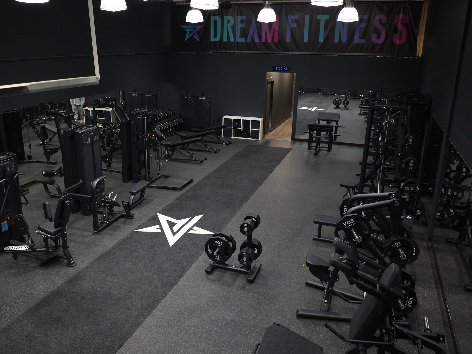 A commercial strength floor fitted out with VO3 equipment